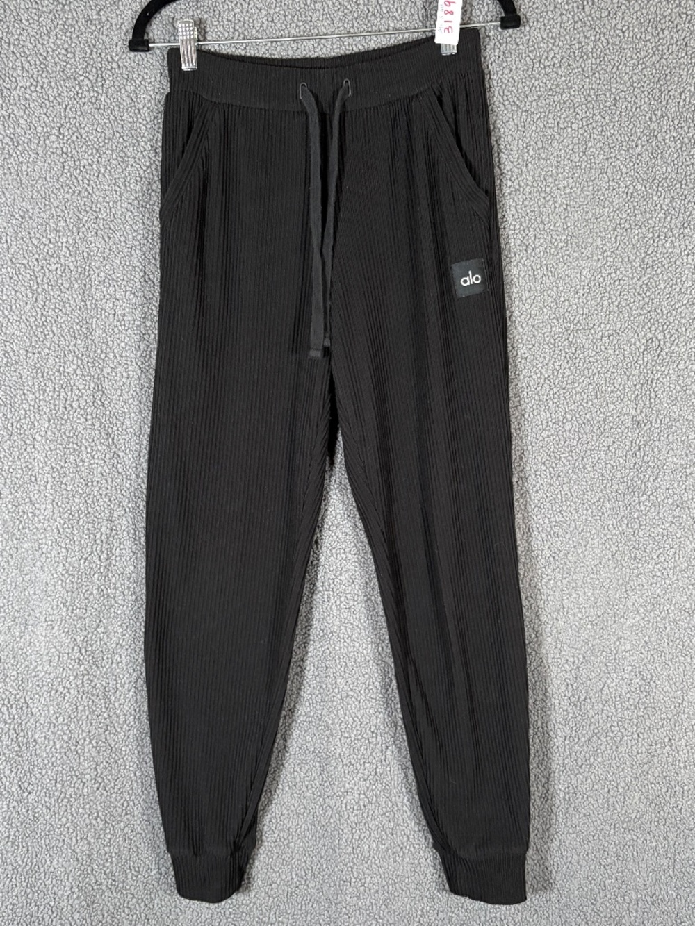 ALO Muse Ribbed Joggers - Women's Size S - Black